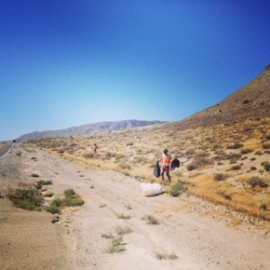 Burning Man 2014 Highway Cleanup